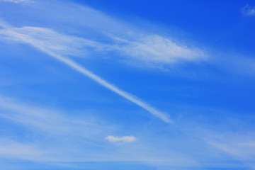 Image showing Background of blue sky.