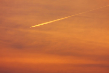 Image showing Background of colourful sky.