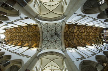 Image showing Fish Eye Church Interior