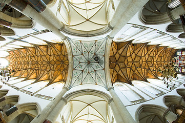 Image showing Fish Eye Church Interior