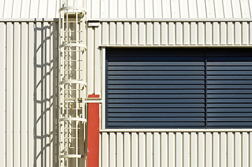 Image showing Industrial fire escape