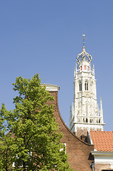 Image showing Church, gable and tree