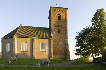 Image showing Sideview of small church