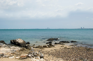 Image showing Stone on the beach