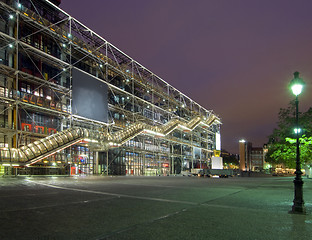 Image showing Centre Pompidou at night