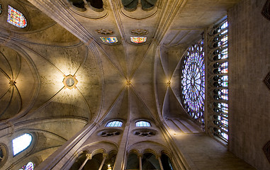 Image showing Notre Dame Ceiling