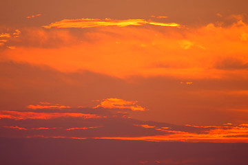 Image showing Background of colourful sky.