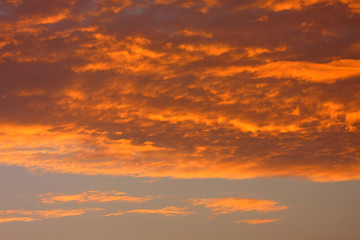 Image showing Background of colourful sky.