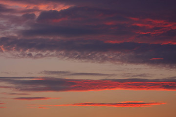 Image showing Background of colourful sky.