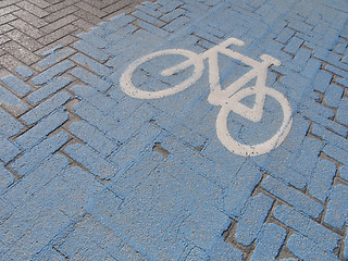 Image showing Bicycle track