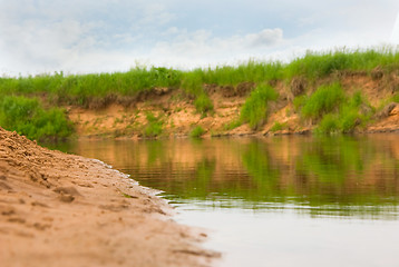 Image showing On the bank of the river