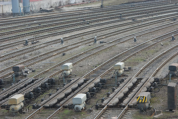 Image showing railway depot