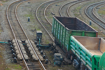 Image showing railway depot