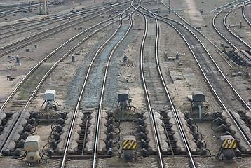 Image showing railway depot