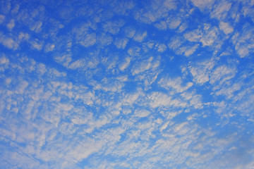 Image showing Background of blue sky.