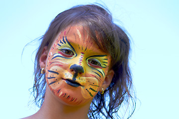 Image showing Lion Face Paint