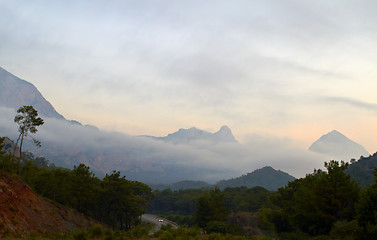 Image showing Fog in mountains