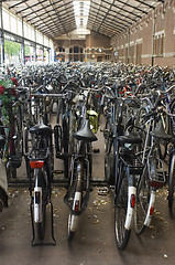 Image showing Railway Station Bicycle Parking