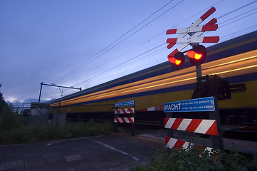 Image showing Racing train