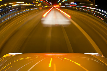 Image showing Breaking Car at night