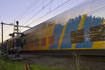 Image showing Passing train