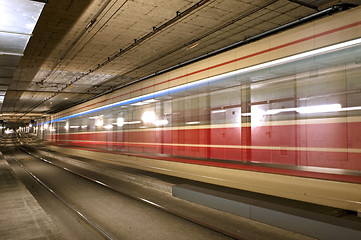 Image showing Tram tunnel