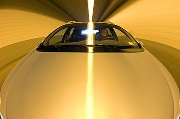 Image showing Driving in a Tunnel