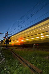 Image showing Passing Train