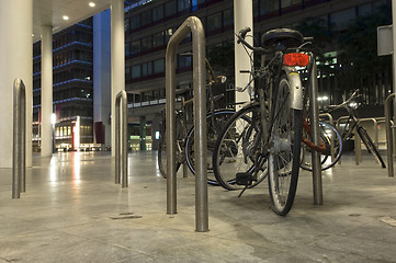 Image showing Bicicle parking