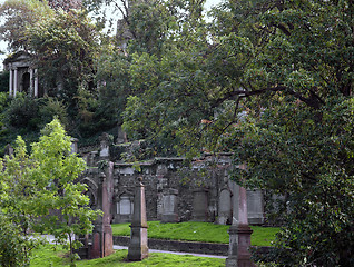 Image showing Glasgow cemetery