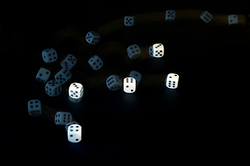 Image showing Throwing dice