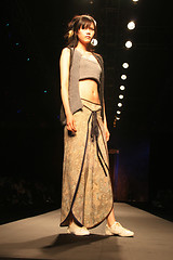 Image showing Fashion show runway model