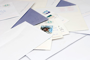 Image showing Pile of mail