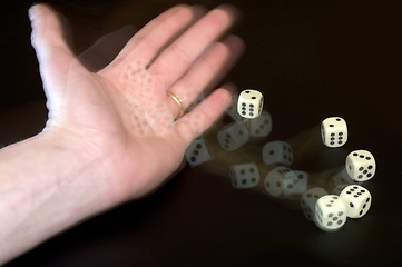 Image showing Throwing Dice