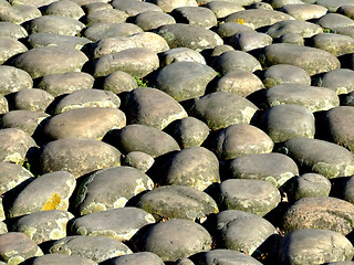 Image showing Block pavement ground