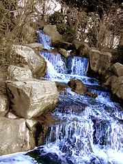 Image showing Grandiose waterfall