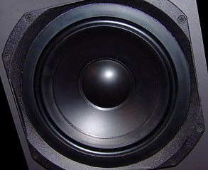 Image showing Black Loudspeaker