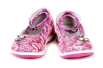 Image showing Rose baby sandals
