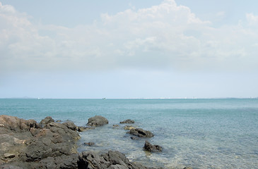 Image showing Stones in the water