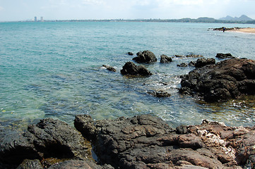 Image showing Stones in the water