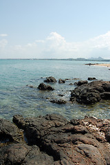 Image showing BeachStones in the water