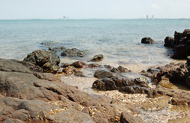 Image showing Stones in the water