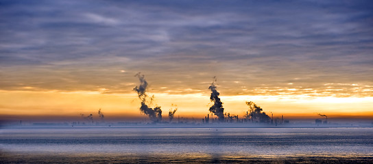 Image showing Chemical skyline