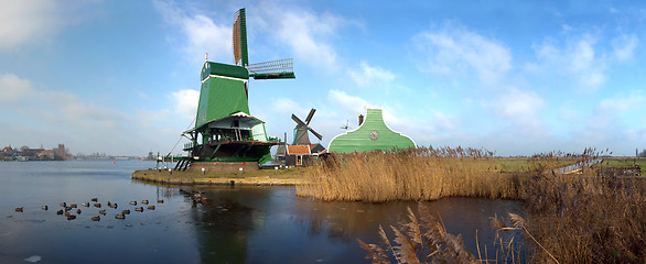 Image showing Typical Dutch Saw Mill