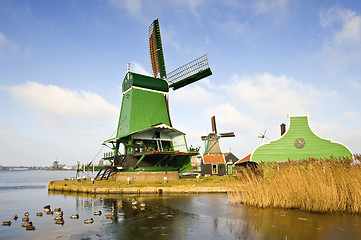 Image showing Typical Dutch Saw Mill
