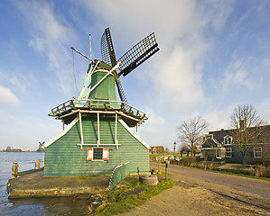 Image showing Old Dutch Windmill