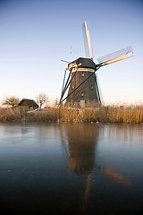 Image showing Windmill in the Morning Light