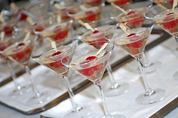 Image showing Festive drinks