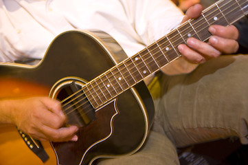 Image showing Guitar Fingers