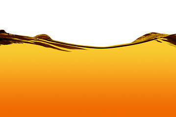 Image showing Orange water line